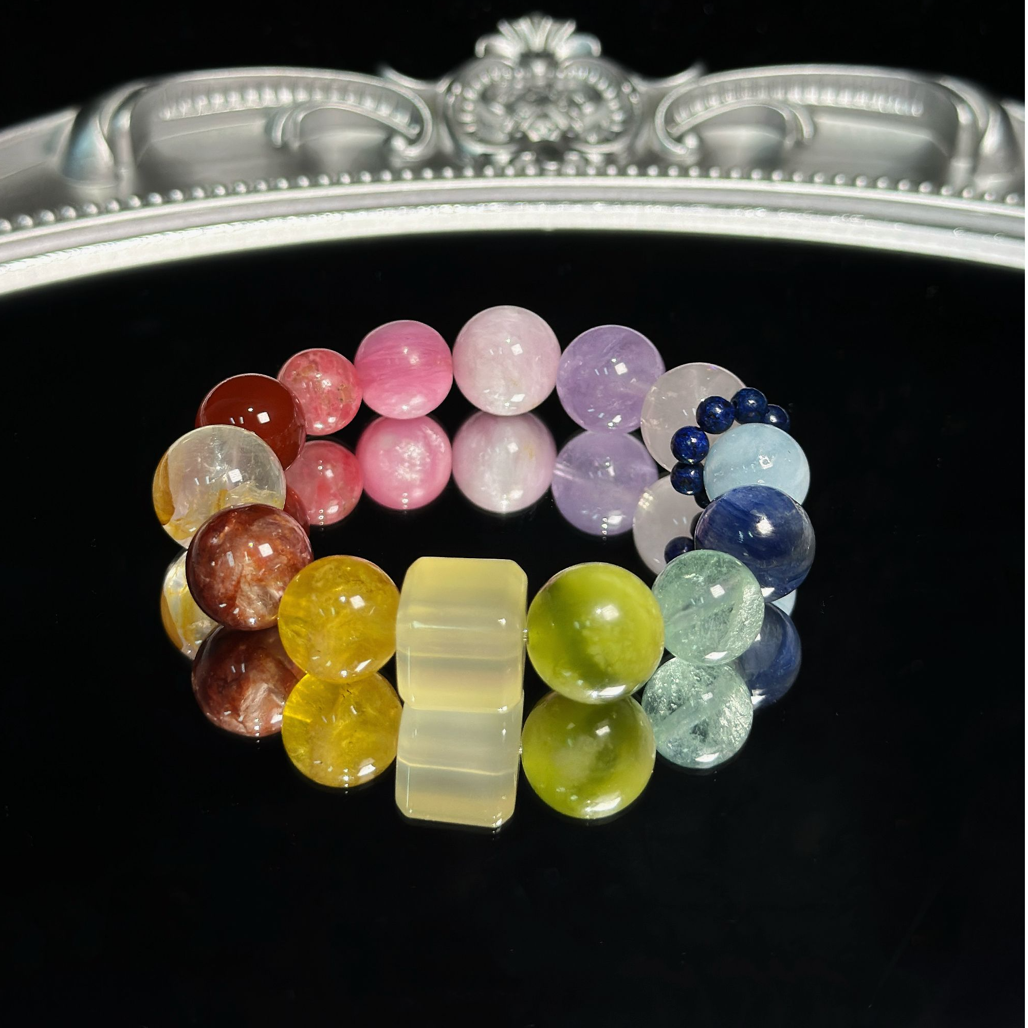 【多宝手串】多样性发其一天然水晶-天然不完美  完美不天然