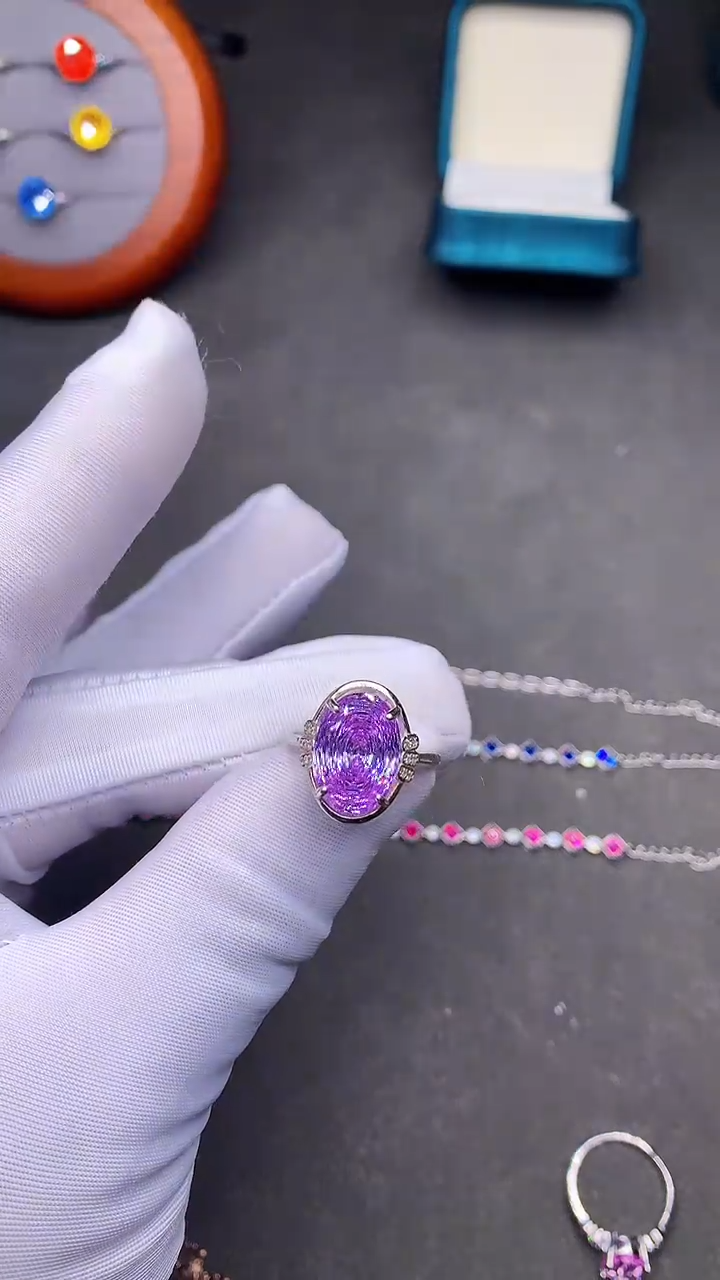 【闪购商品】锂辉石戒指银S925镶嵌······