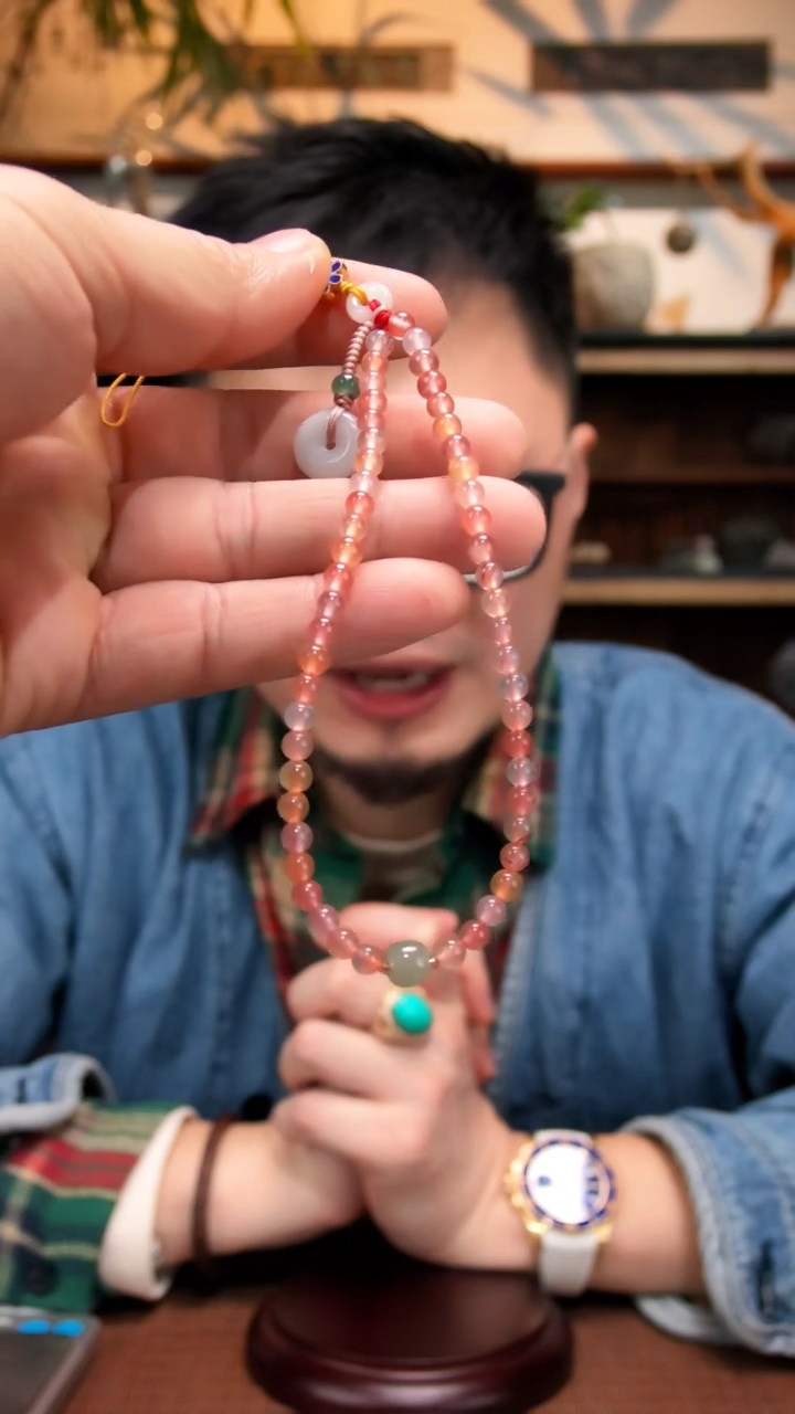 未镶嵌手机链南红玛瑙南红手机链DN