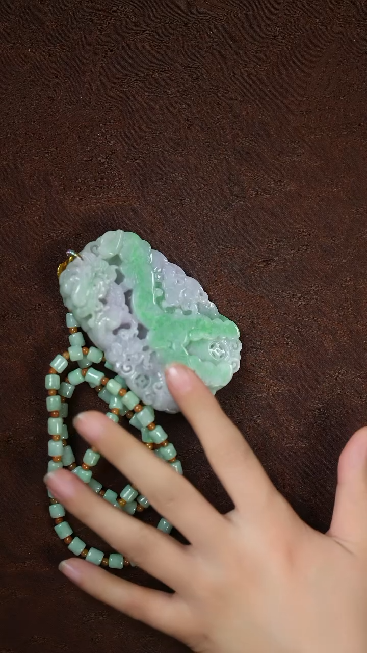 未镶嵌挂件翡翠月*闪购 龙鼠