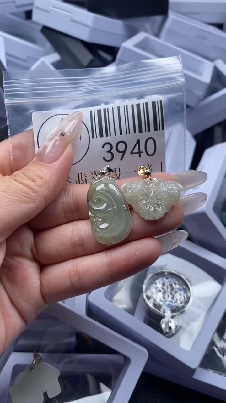 颈饰未镶嵌翡翠3940