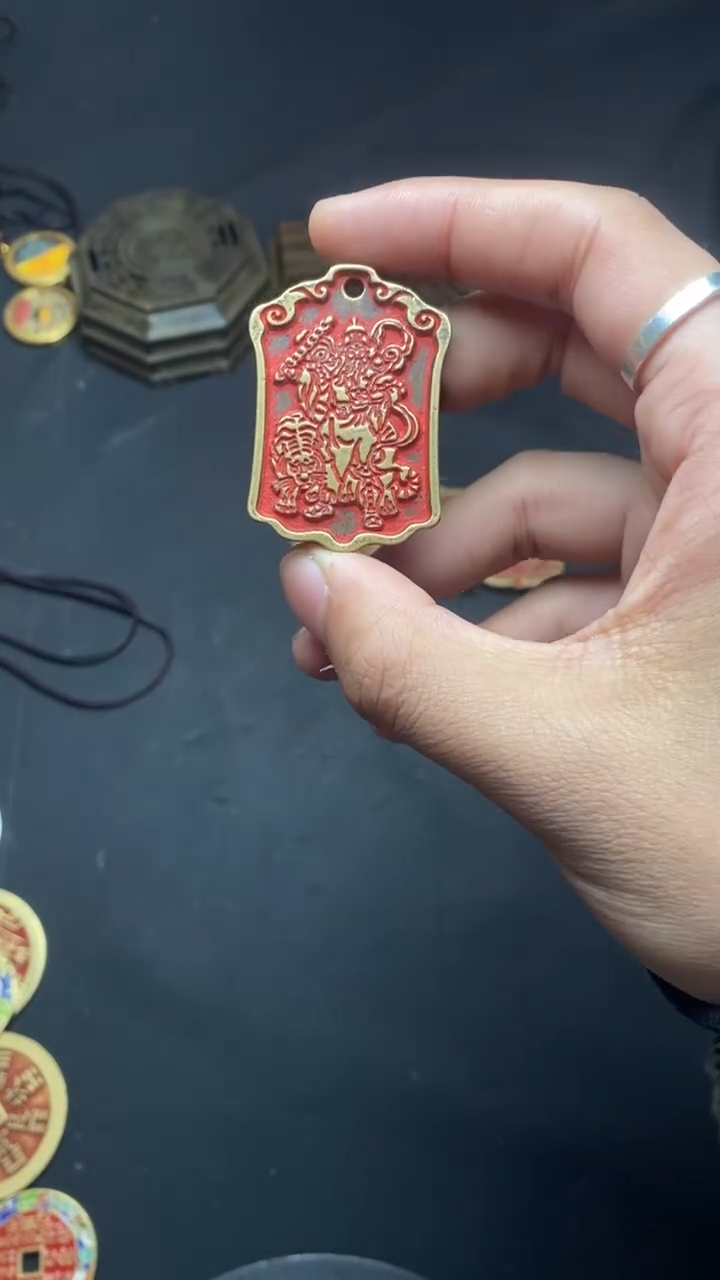 【闪购商品】纯银方牌子一个赵公明