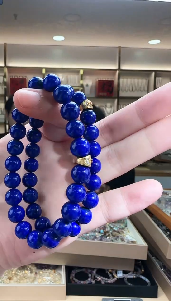 【闪购商品】青金石手串多样性发一件银S925镶嵌 