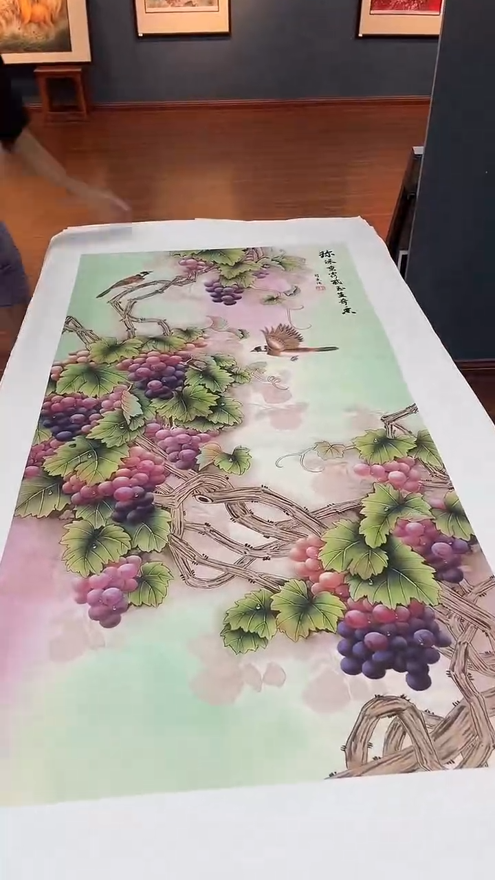国画九霄甄选国画作品zhb095