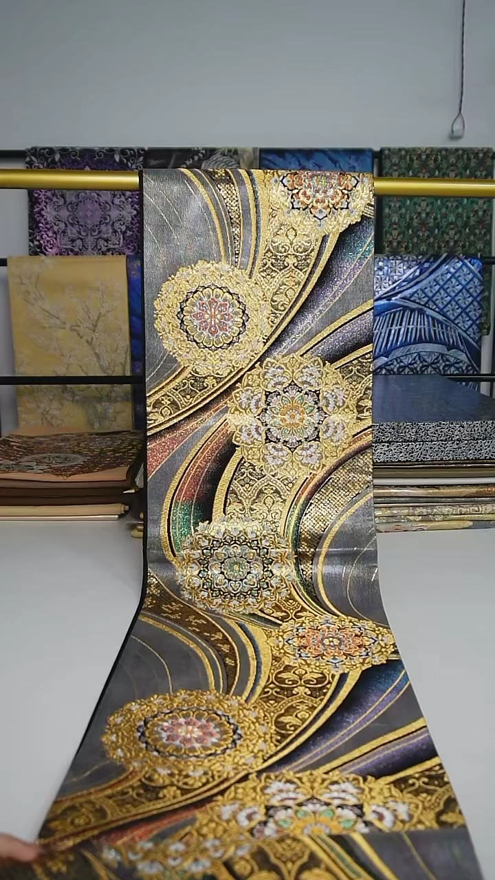 【闪购商品】织绣42 六通彩金宝相花
