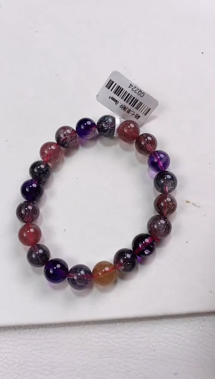 【闪购商品】水晶超七单圈9.8*未镶嵌多人多样性发其一