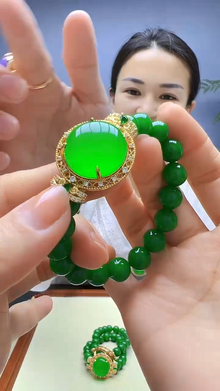 静柏diy严选颈饰豪镶手链10mm