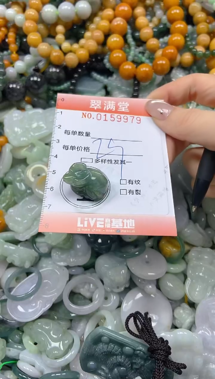 翡翠未镶嵌颈饰闪购0159979