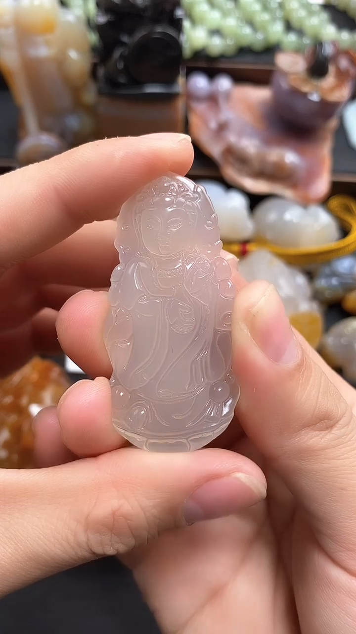 【闪购商品】玛瑙/玉髓观音未镶嵌1