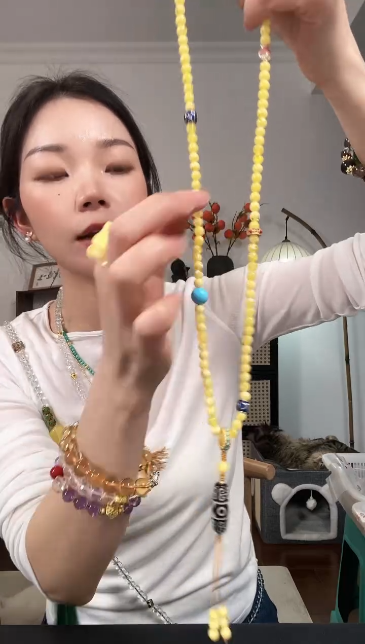 【闪购商品】琥珀颈饰未镶嵌A768AAAAA