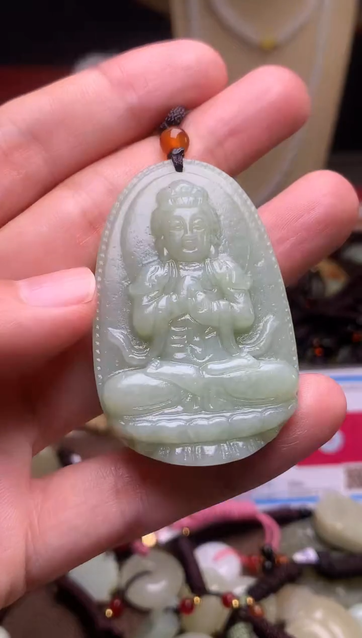 颈饰未镶嵌和田玉新疆料青海料清水和田玉吊坠