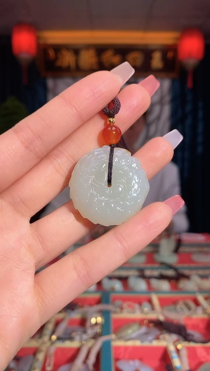 【闪购商品】和田玉颈饰未镶嵌龙扣