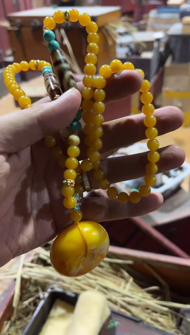 未镶嵌颈饰蜜蜡硕哥精品专属链接D20