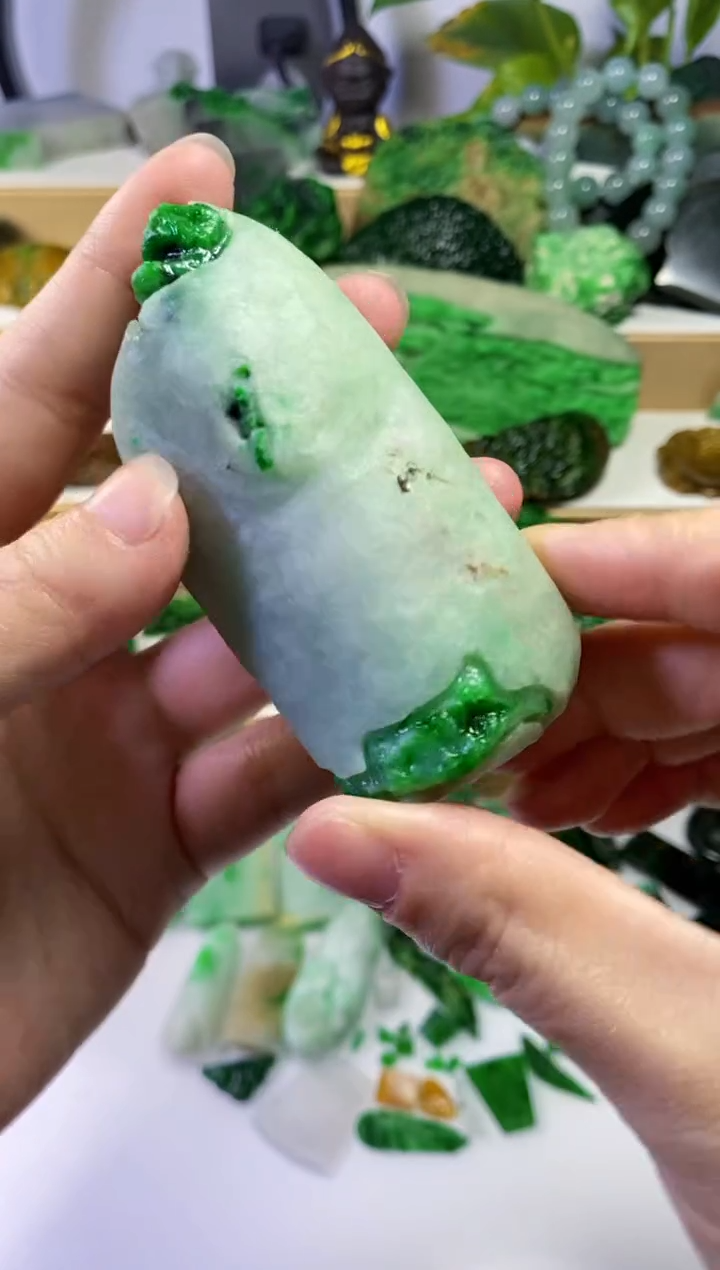 颈饰未镶嵌翡翠用****子300天然翡翠