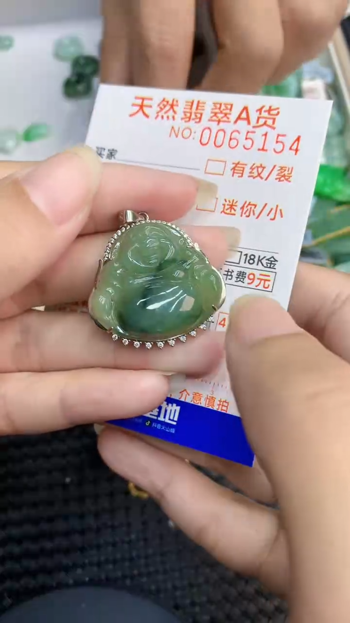 【闪购商品】翡翠颈饰银S925镶嵌            8
