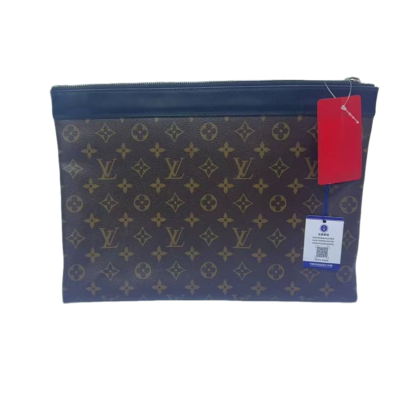 99新 LouisVuitton/路易威登 LV//经典棕老花手拿信封包（137）奢侈