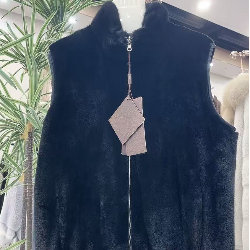 31号 进口天鹅绒短二时尚双面马甲