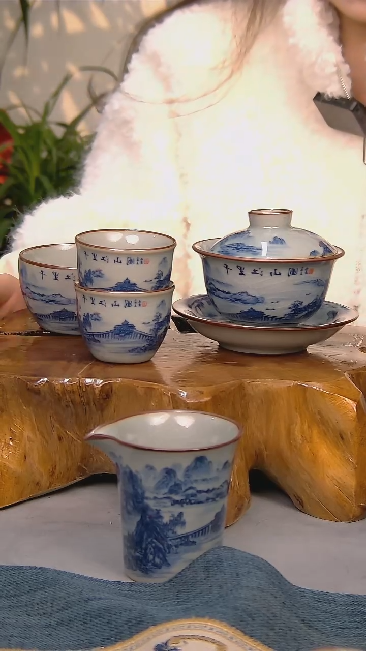 【闪购商品】 简装家用款5件套 陶瓷家用茶具系列