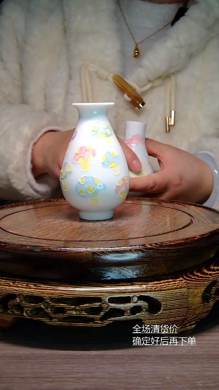 【闪购商品】摆件纯手工手绘杯子景德镇