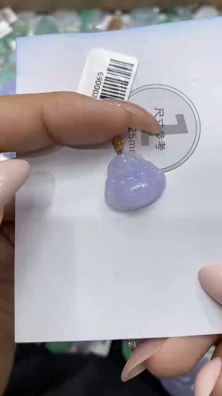 颈饰18K金镶嵌翡翠111111111111