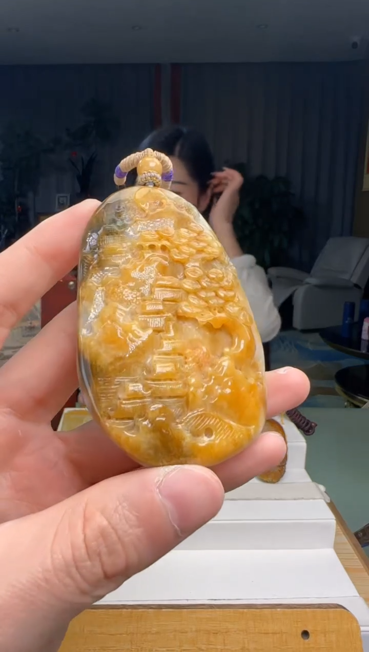 【闪购商品】翡翠吊坠(不含链)未镶嵌DY@@960Q3J11320