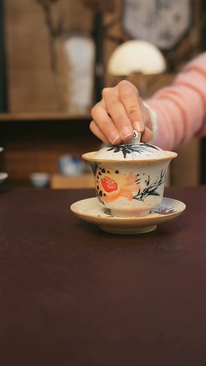 【闪购商品】景德镇陶瓷杯碗柴烧多人
