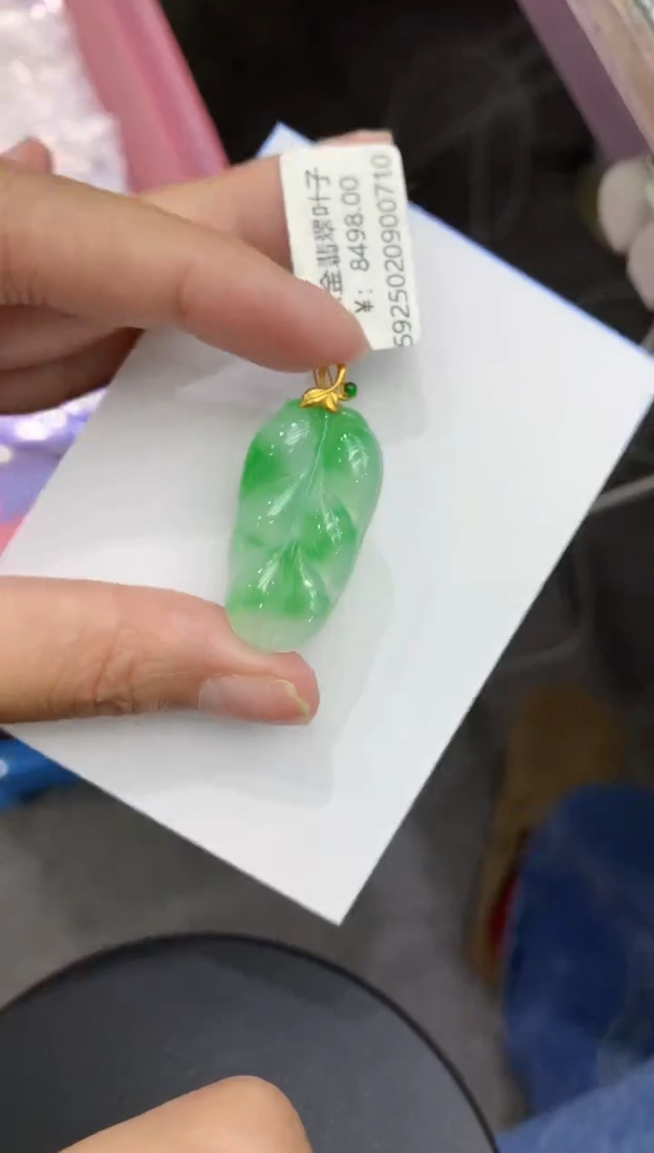 【闪购商品】翡翠颈饰18K金镶嵌111111111111