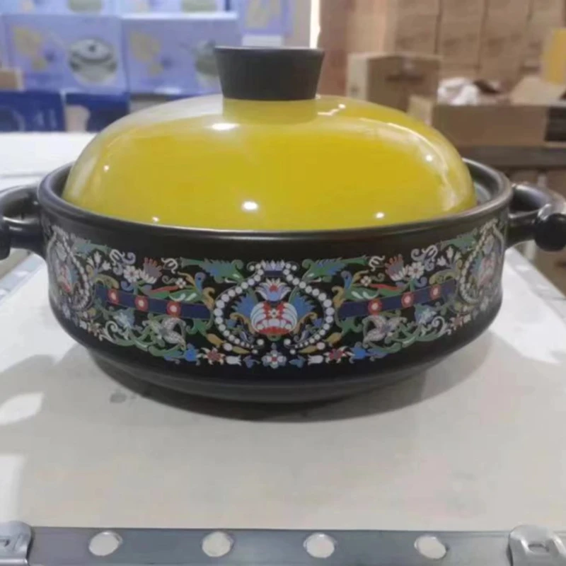 燃气灶珐琅彩简约煲汤砂锅默认毛重加热