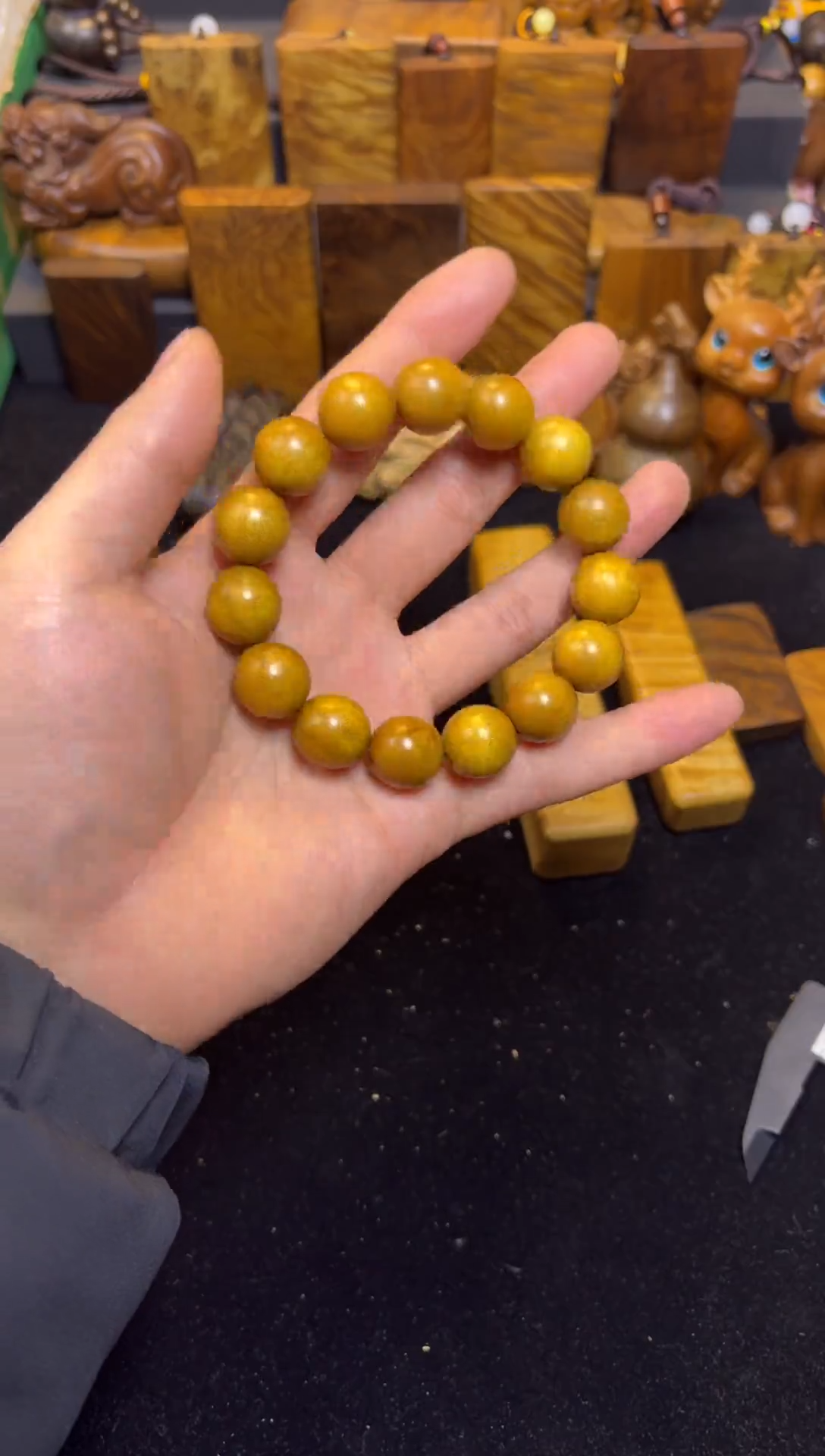 【闪购商品】楠木（金丝楠）手串/手链1.5帝王黄手串168