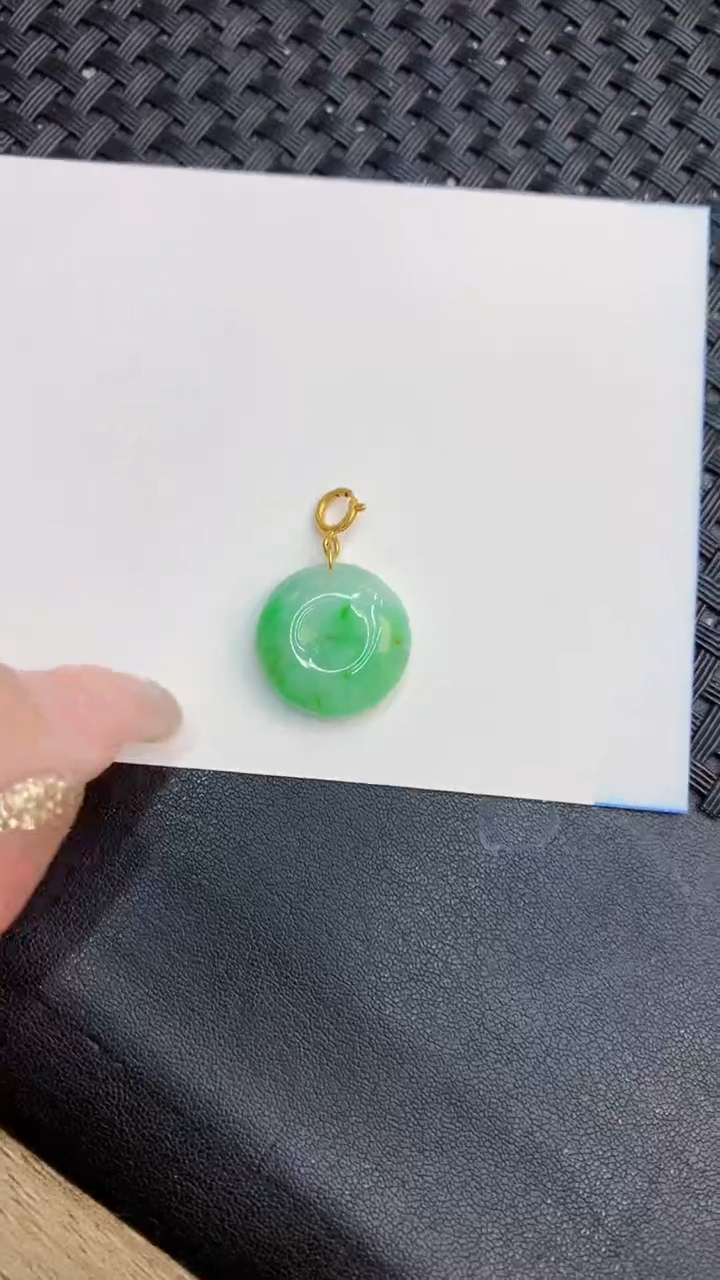 翡翠银S925镶嵌颈饰             8