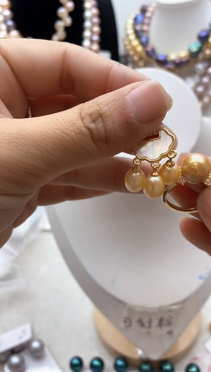 【闪购商品】淡水珍珠颈饰钛钢96