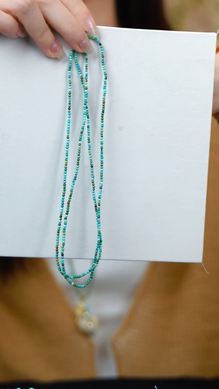 绿松石未镶嵌多宝2.0mm