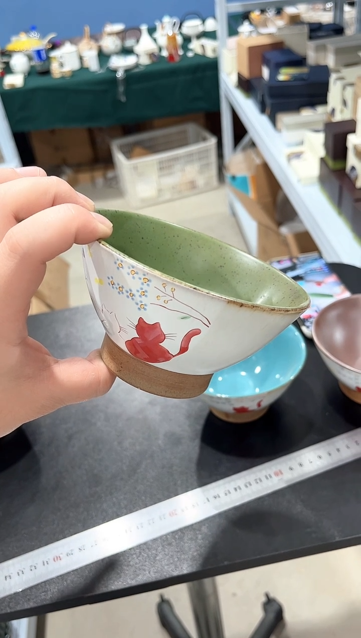 杯子陶（原盒）5寸碗一个