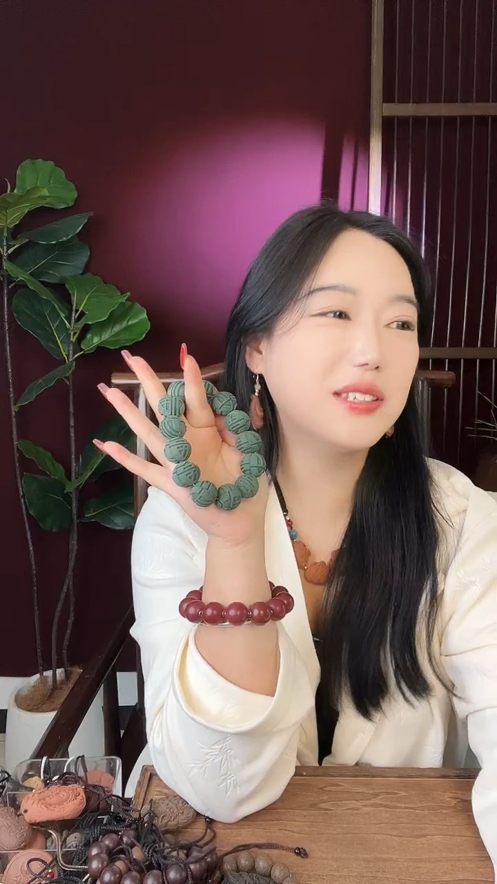 泥塑梦灵1.9福字手串