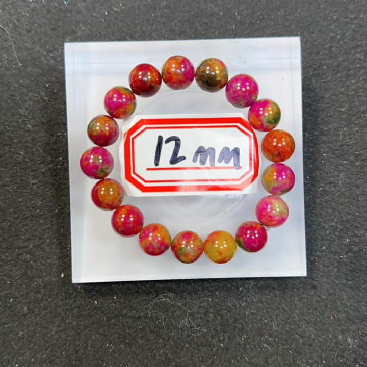 粉花舒12mm手串发一条C49