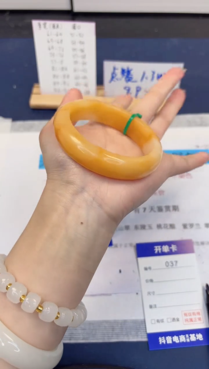 【闪购商品】石英质玉手镯未镶嵌37-财气镯-圈口58