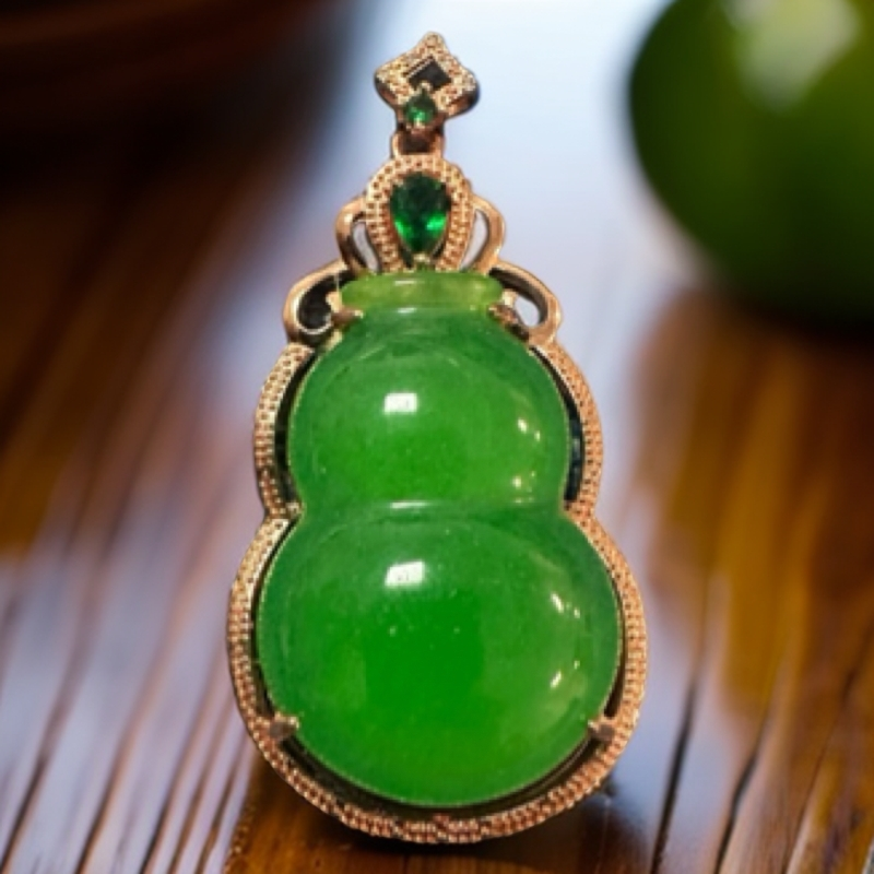 DJYC 绿色葫芦吊坠