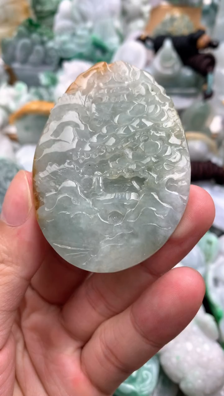 吊坠(不含链)未镶嵌翡翠1