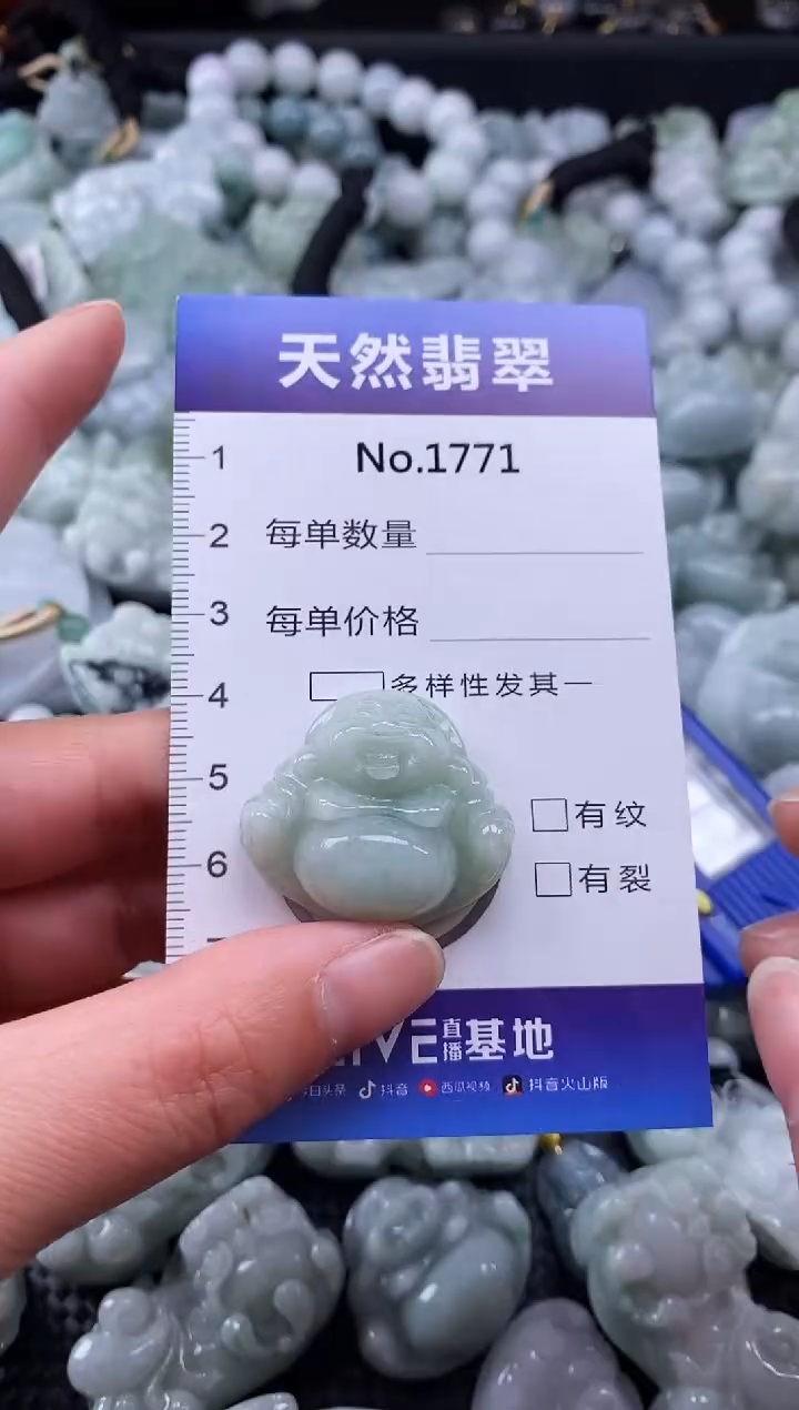【闪购商品】翡翠颈饰未镶嵌缅甸A货翡翠1771