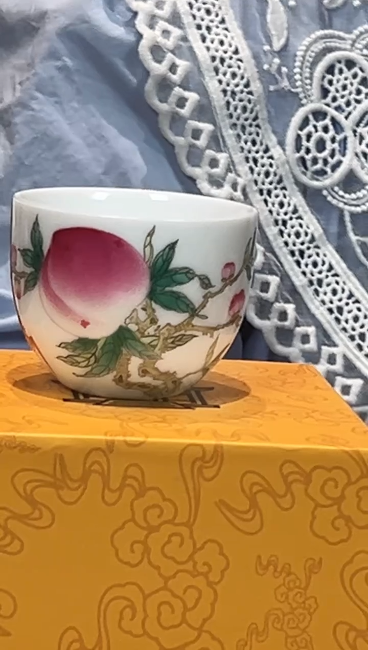 浮梁瓷局古县衙一桃杯