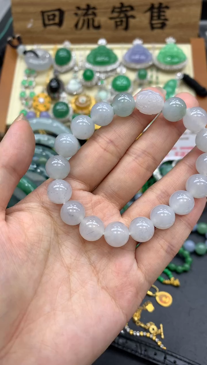 【闪购商品】翡翠手串未镶嵌77-中国好珍宝1