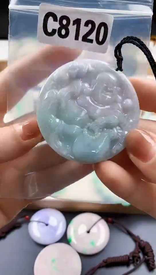 颈饰未镶嵌翡翠天然翡翠吊坠挂件