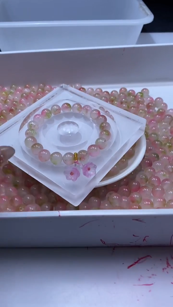 未镶嵌颈饰玛瑙/玉髓w1917胭脂水蜜桃10mm*10颗