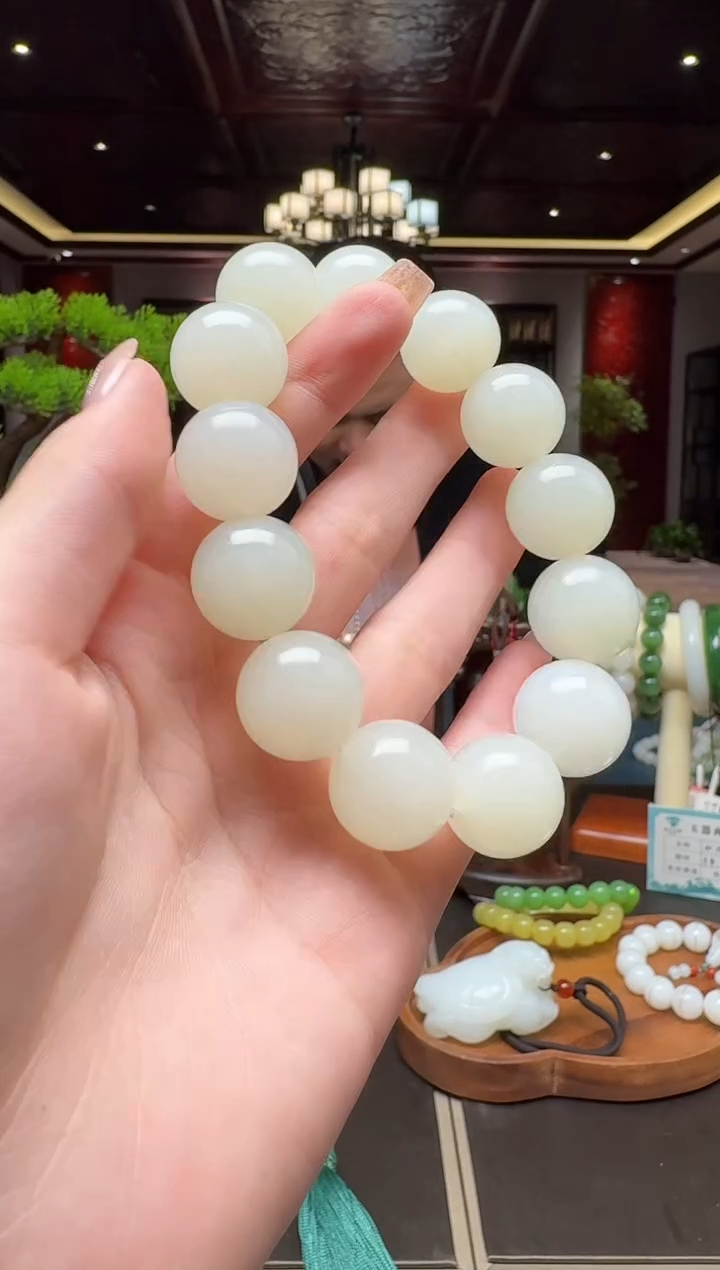 未镶嵌手串和田玉hsl18