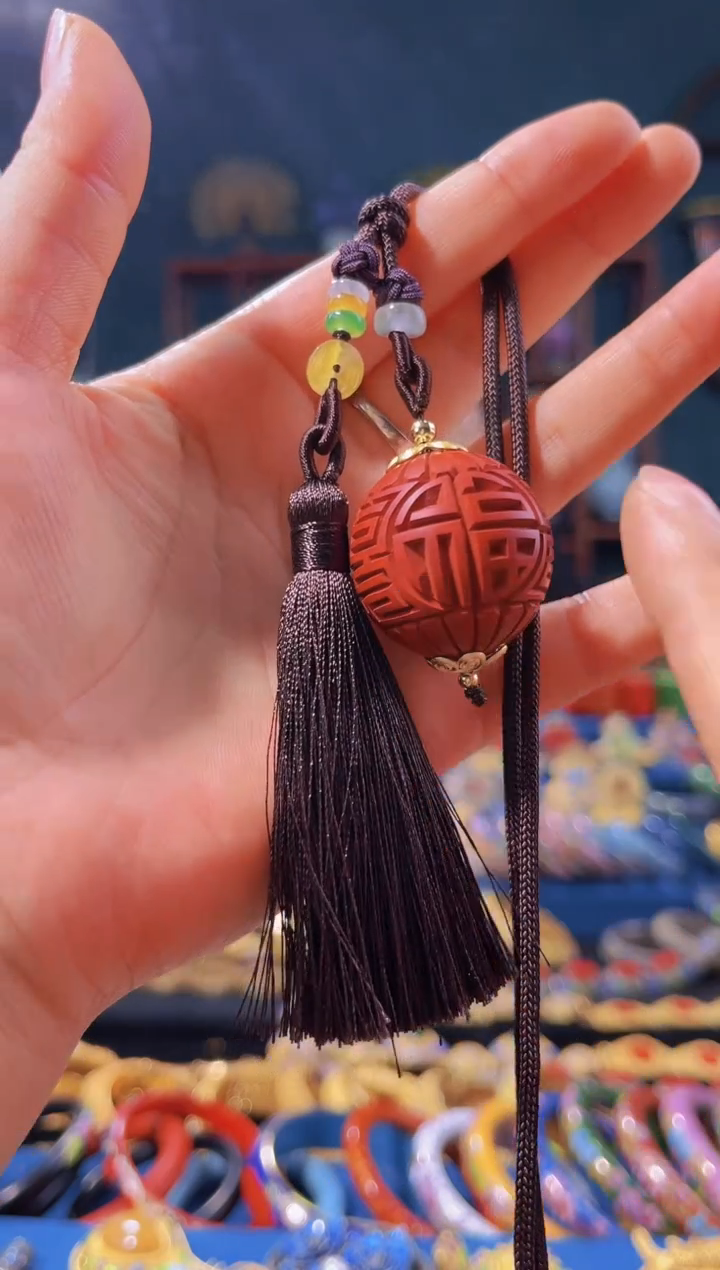 【闪购商品】非遗绝技 雕漆项链 福