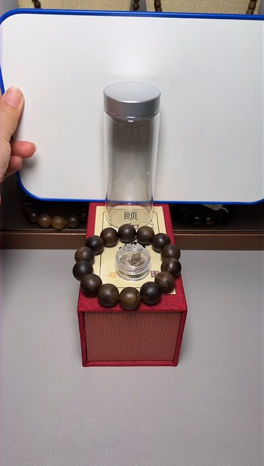 【闪购商品】沉香手串白棋瘤疤1.6圆珠单圈