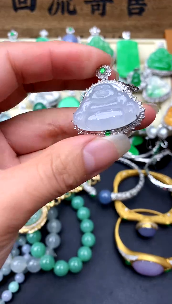 【闪购商品】翡翠颈饰18K金镶嵌552-中国好珍宝