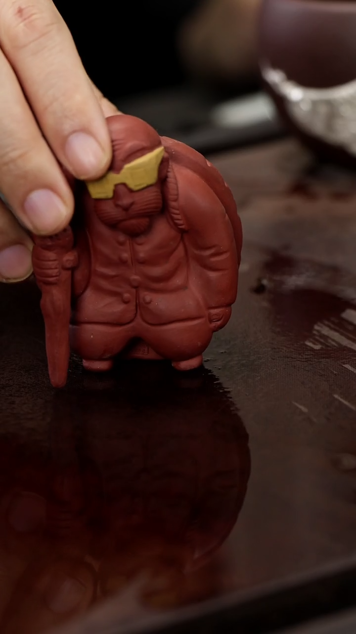 紫砂茶宠紫砂龟仙人