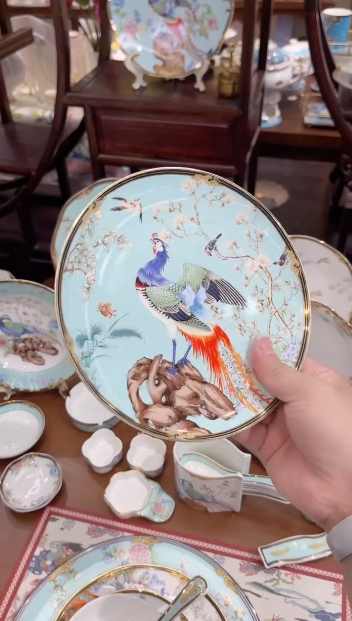 36%以上骨粉骨瓷7英寸平盘