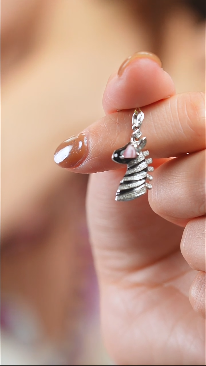 苏纪石（舒俱来）18K金镶嵌吊坠(不含链)2